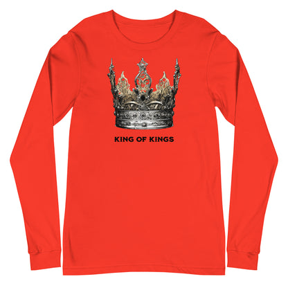 King of Kings Christian Women's Long Sleeve Tee Poppy