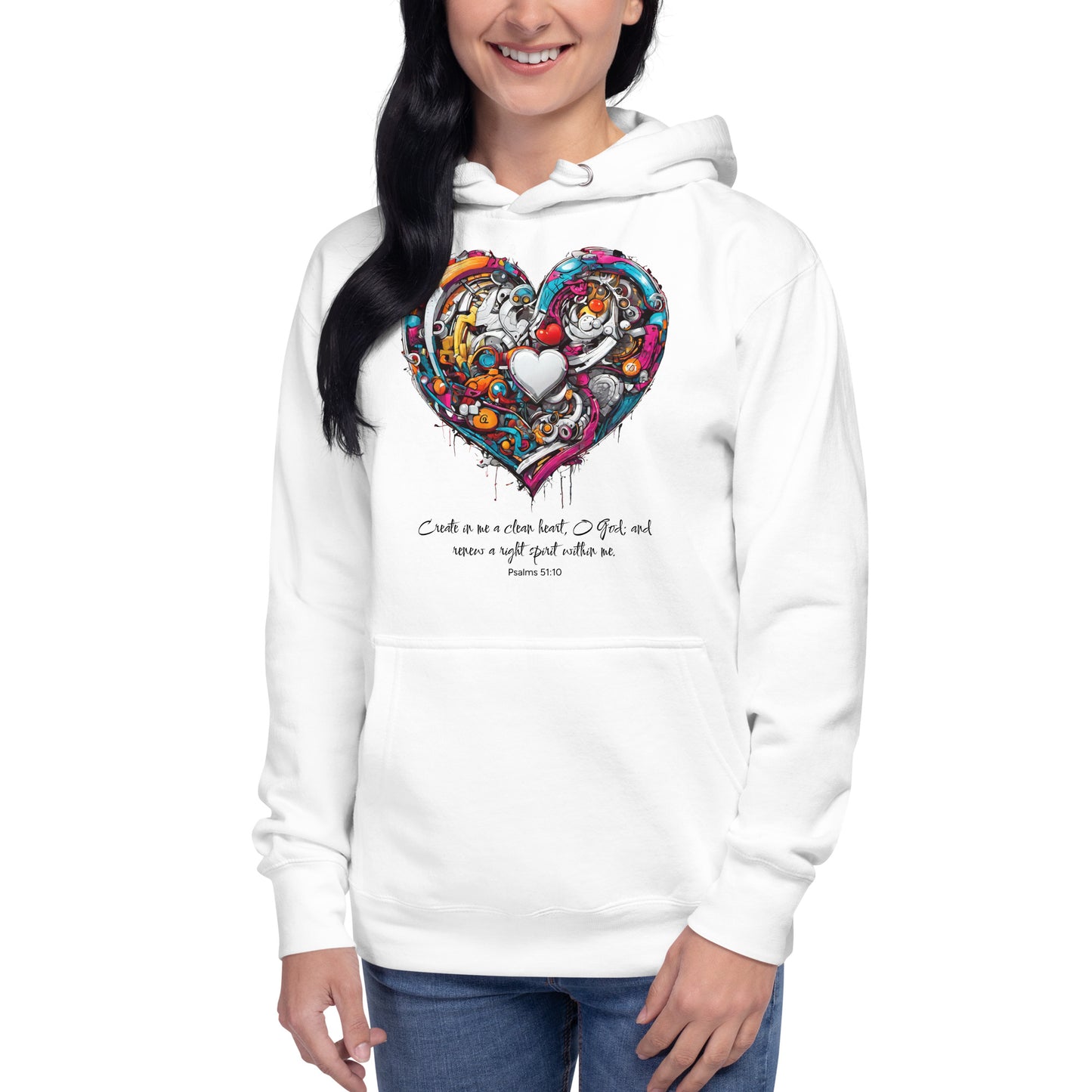 Blessed are the Pure in Heart Christian Women's Hoodie