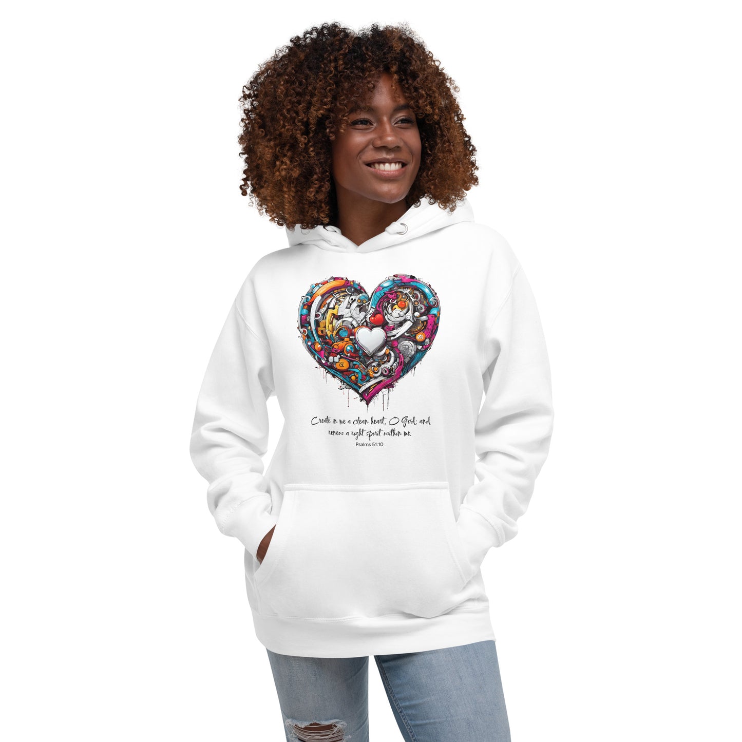 Blessed are the Pure in Heart Christian Women's Hoodie