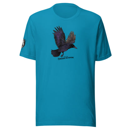 Consider the Ravens Bible Verse Women's Classic T-Shirt Aqua