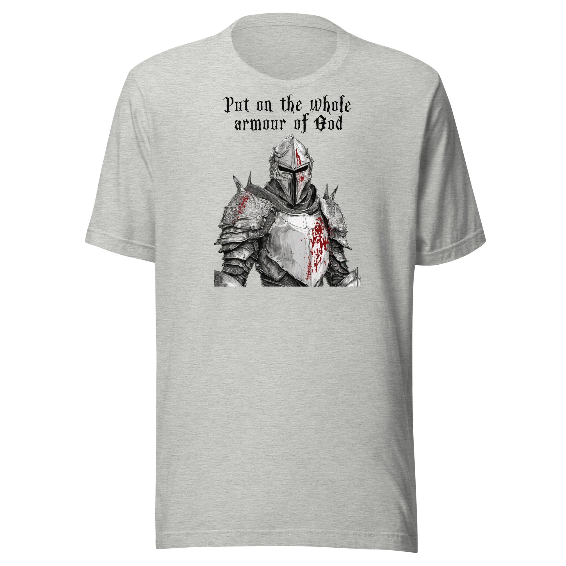 Armour of God Men's Christian T-Shirt Athletic Heather