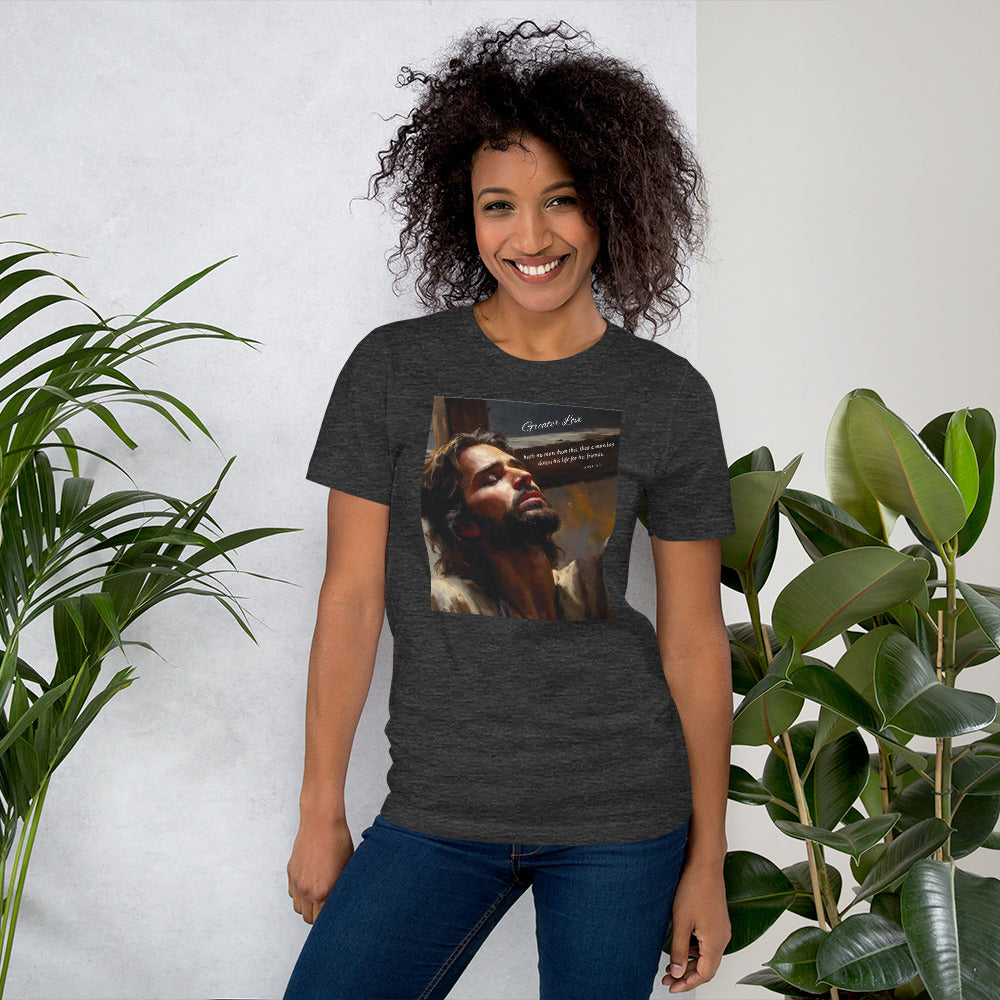 Greater Love Women's Bold Christian Classic T-Shirt
