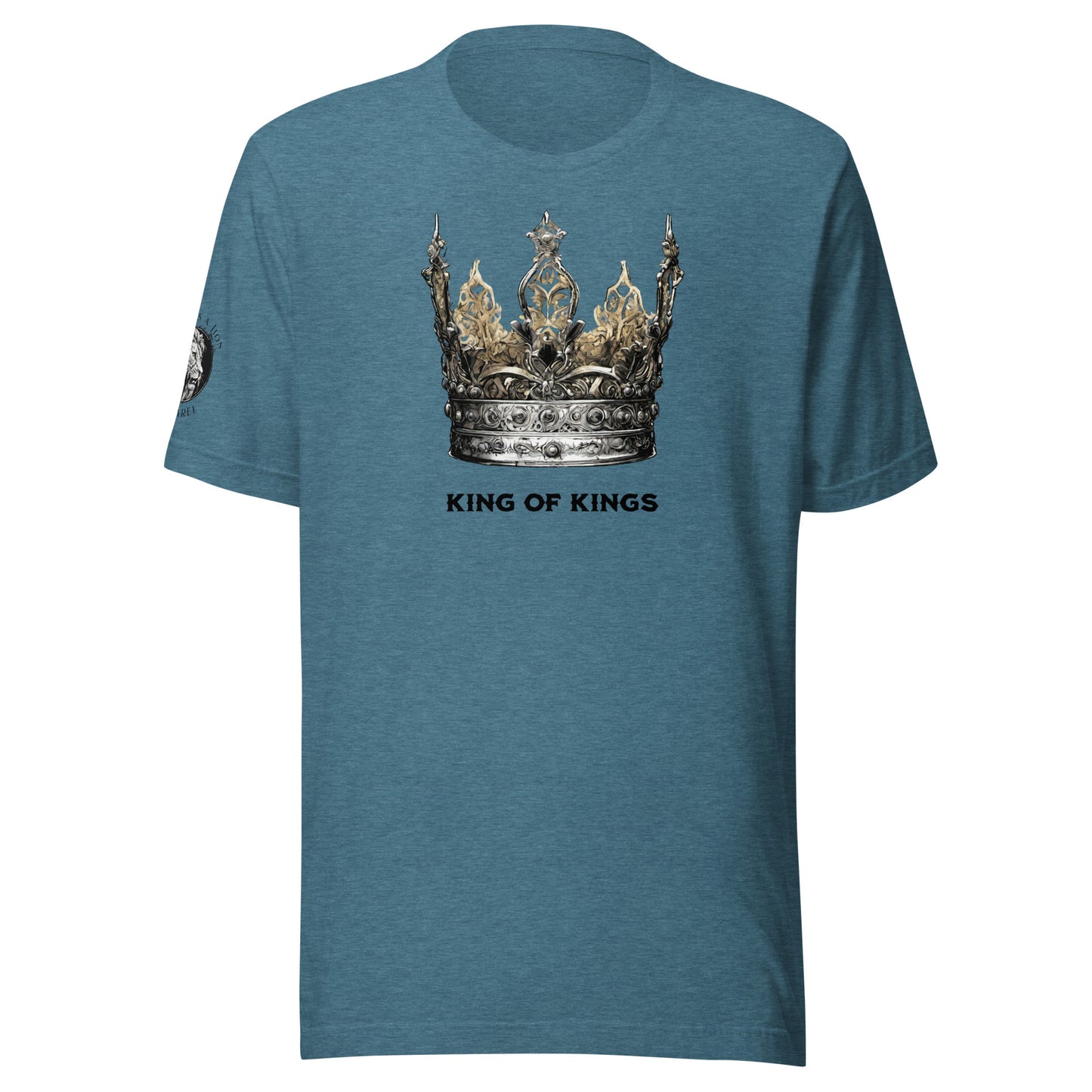 King of Kings Women's Biblical Classic T-Shirt Heather Deep Teal