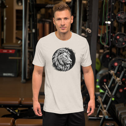 Bold as a Lion Emblem Christian Men's T-Shirt