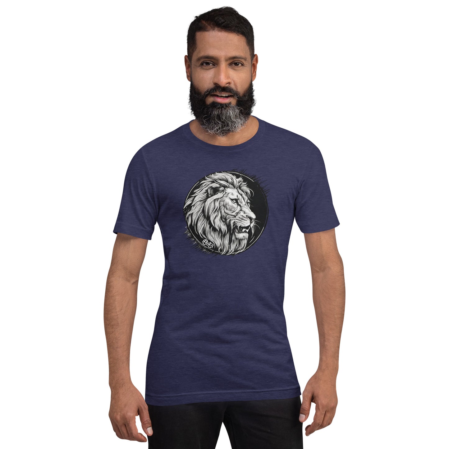 Bold as a Lion Emblem Christian Men's T-Shirt