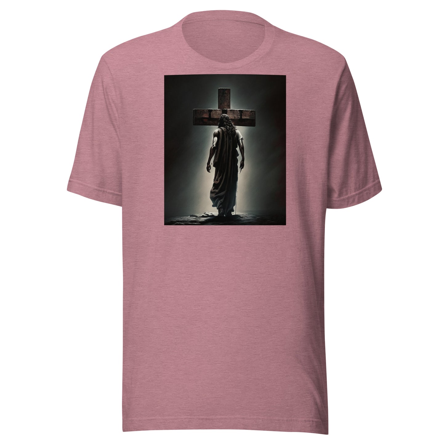 Christ Facing the Cross Women's Christian Classic T-Shirt Heather Orchid