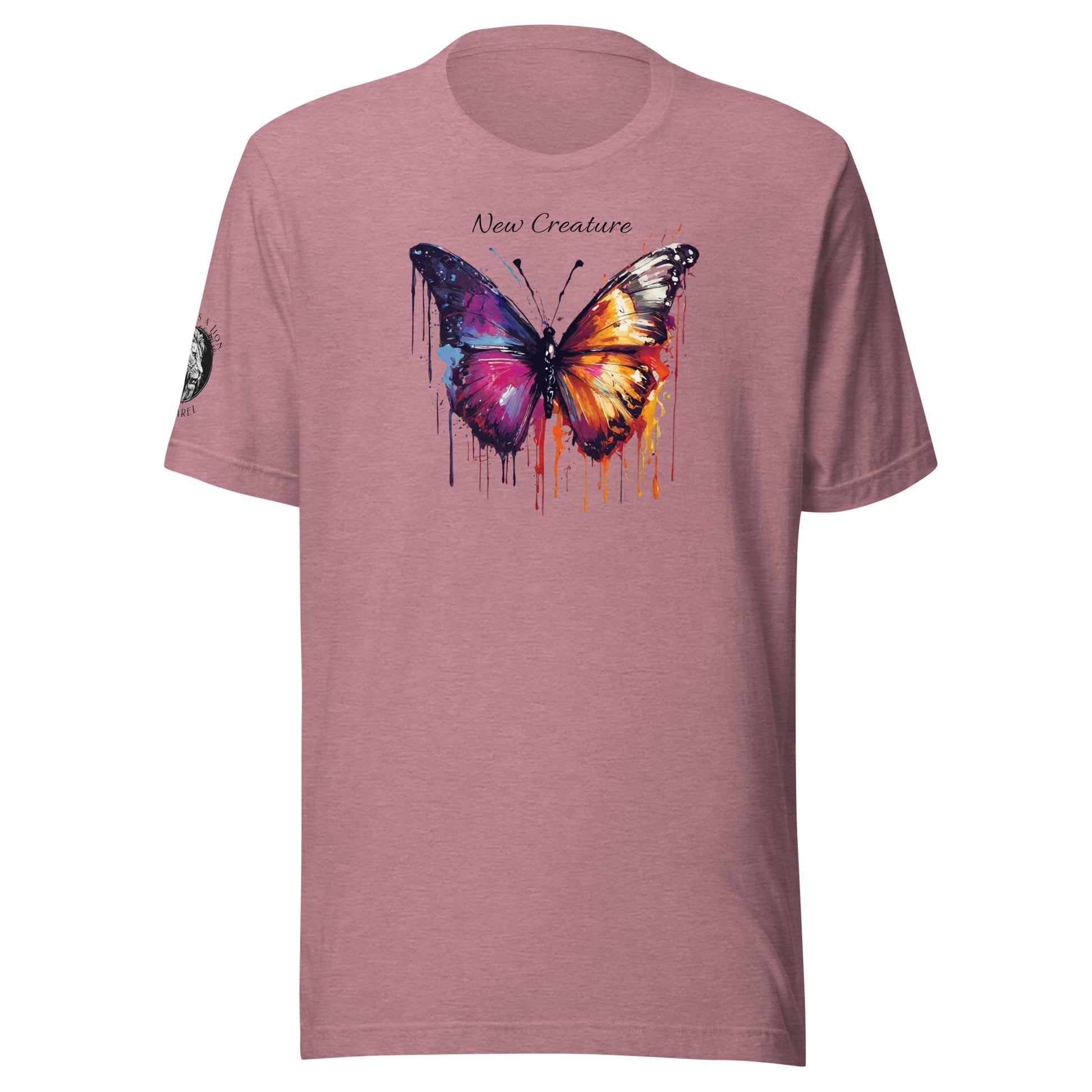 New Creature Christian Women's Beautiful Graphic Classic T-Shirt Heather Orchid