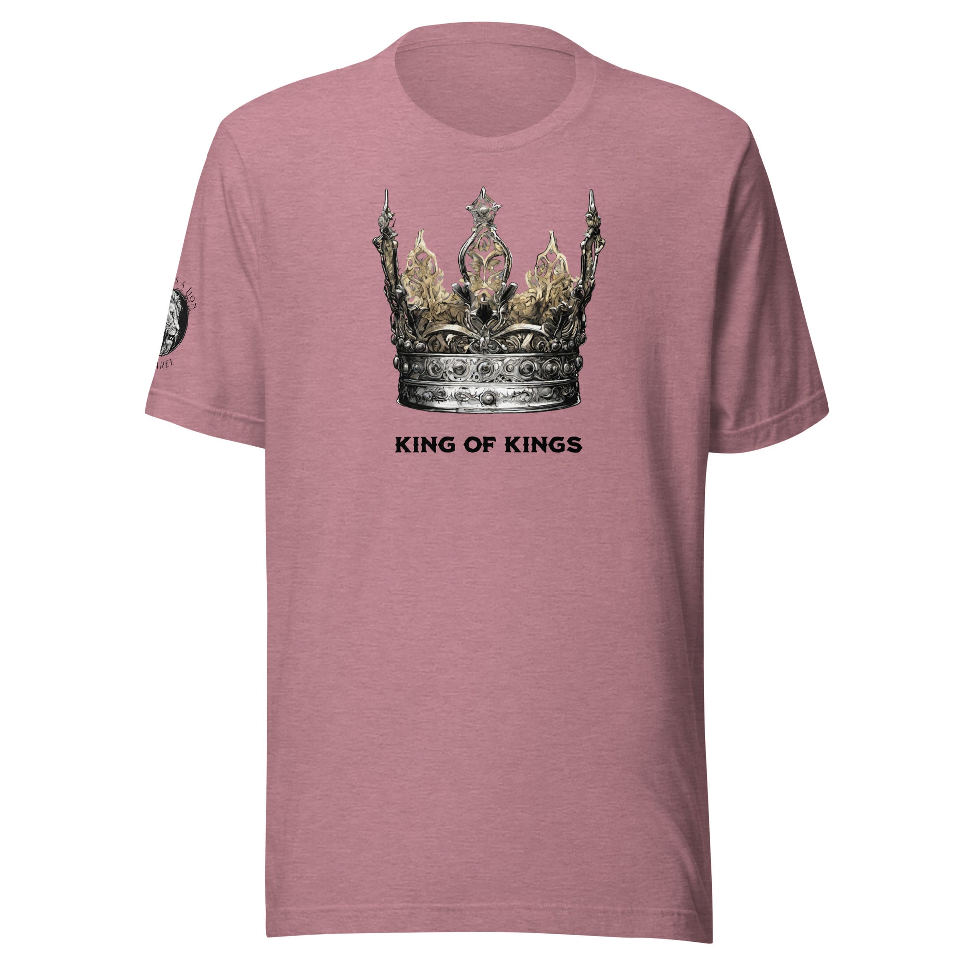 King of Kings Women's Biblical Classic T-Shirt Heather Orchid