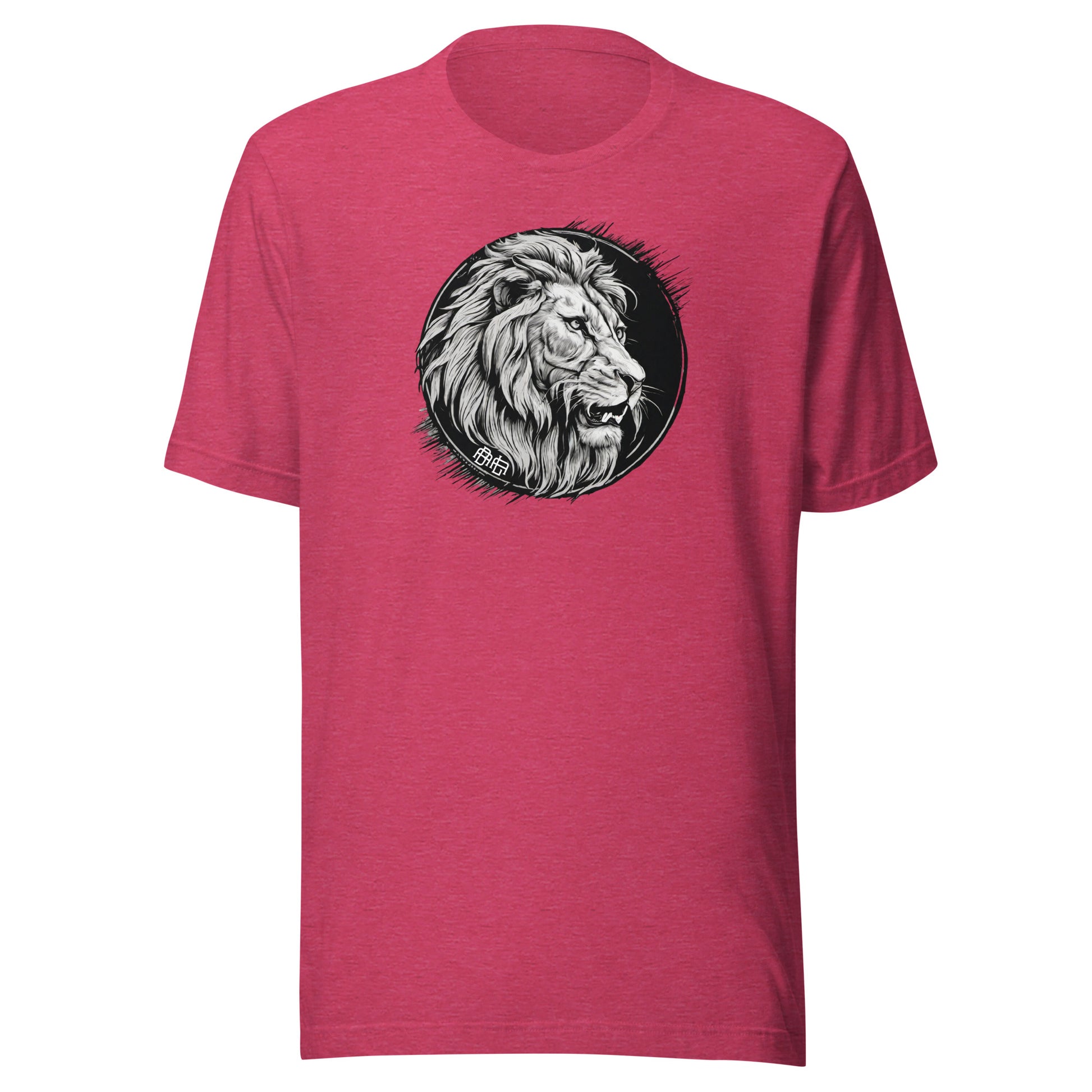 Bold As A Lion Emblem Christian Women's Classic T-Shirt Heather Raspberry