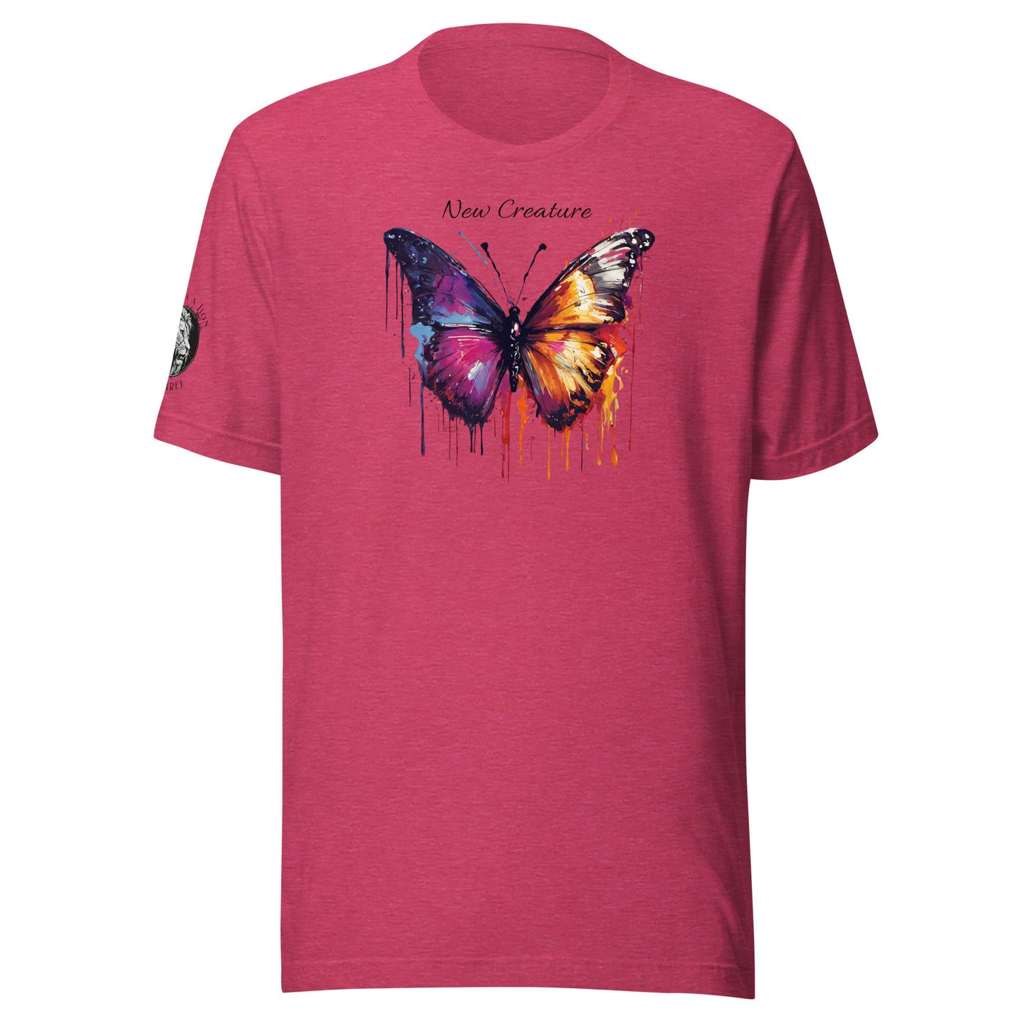 New Creature Christian Women's Beautiful Graphic Classic T-Shirt Heather Raspberry