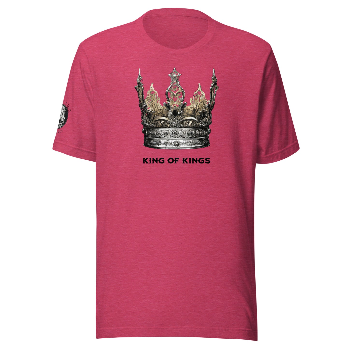 King of Kings Women's Biblical Classic T-Shirt Heather Raspberry
