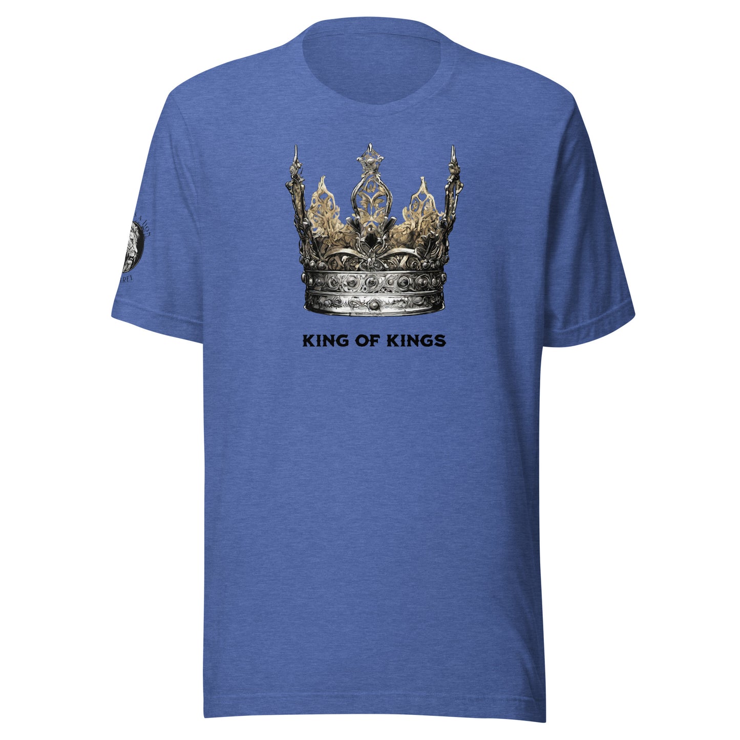 King of Kings Women's Biblical Classic T-Shirt Heather True Royal