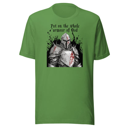 Armor of God Men's Christian T-Shirt Leaf