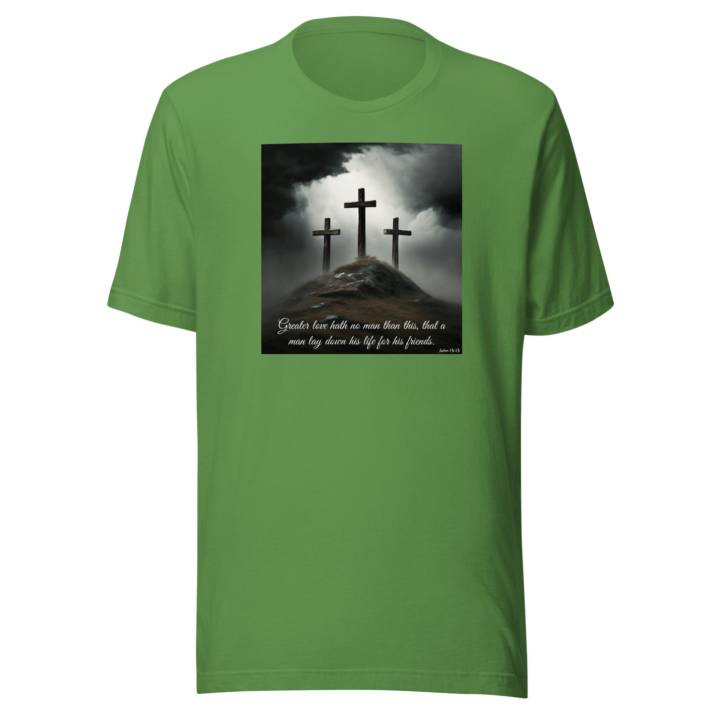 John 15:13 Scripture Women's Christian Classic T-Shirt Leaf