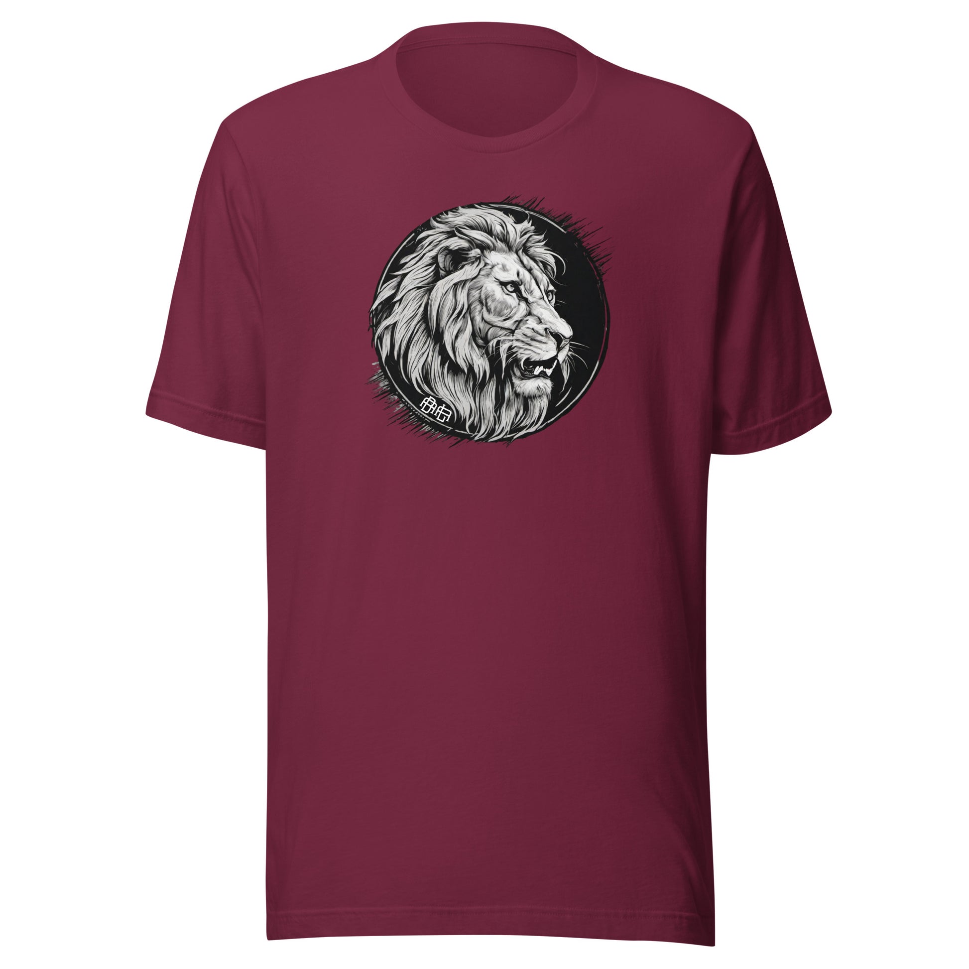 Bold As A Lion Emblem Christian Women's Classic T-Shirt Maroon