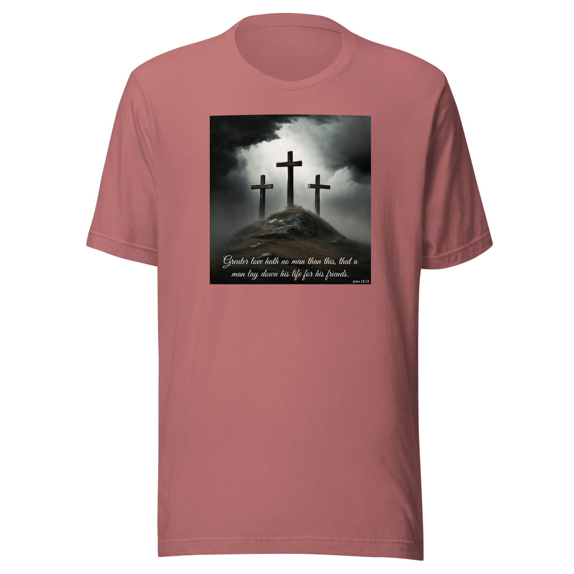 John 15:13 Scripture Women's Christian Classic T-Shirt Mauve