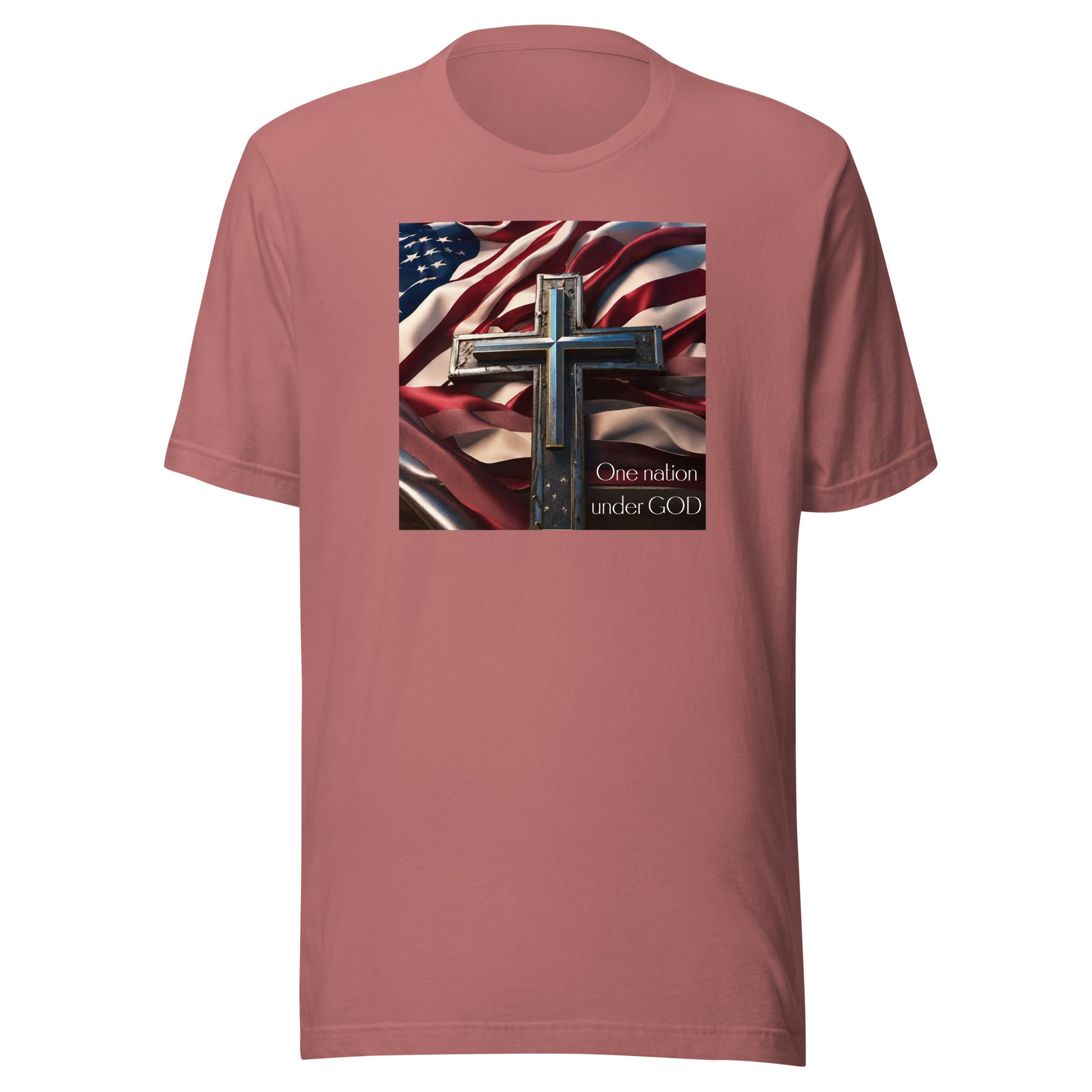 Patriotic Women's Classic Graphic T-Shirt Mauve