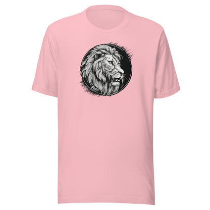 Bold As A Lion Emblem Christian Women's Classic T-Shirt Pink