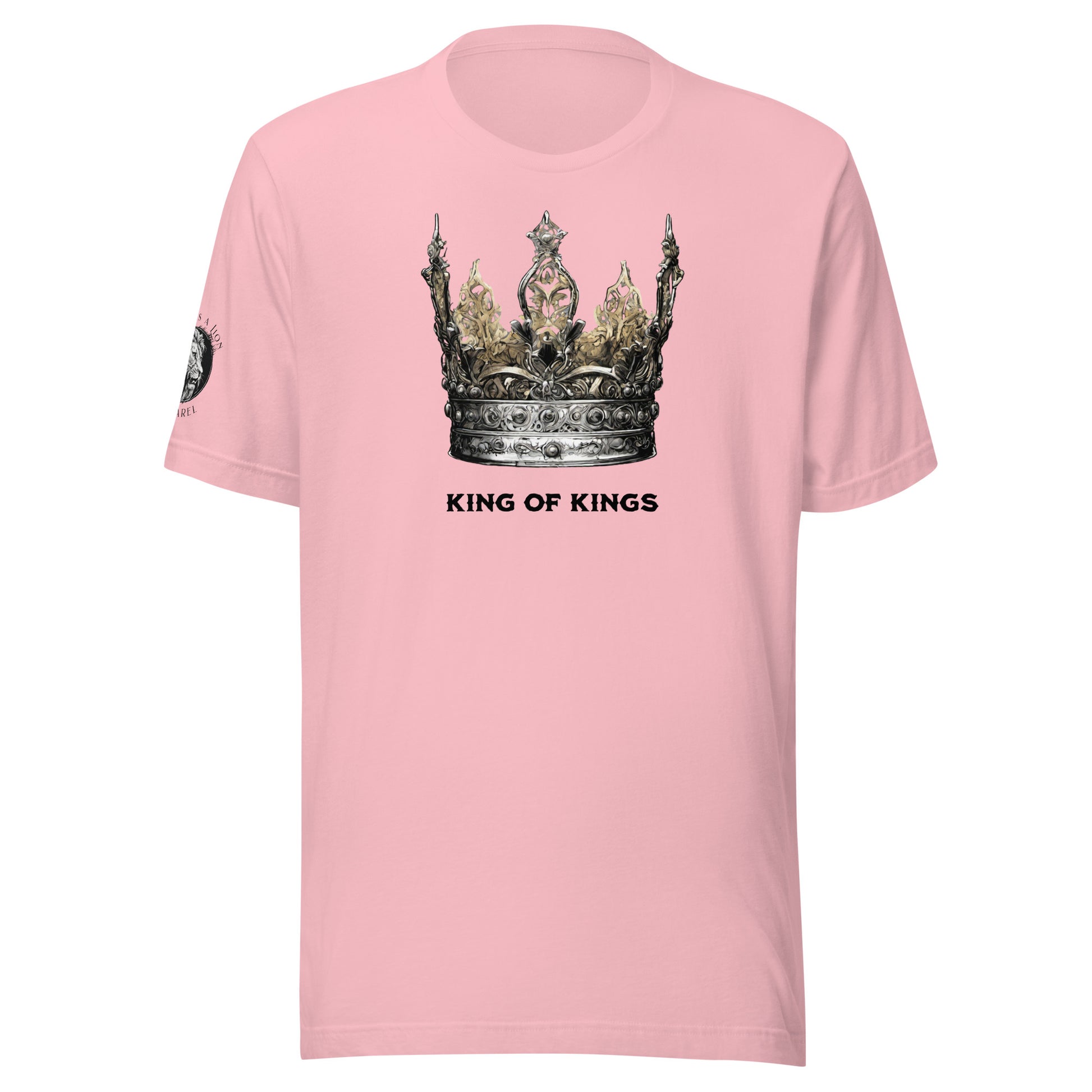 King of Kings Women's Biblical Classic T-Shirt Pink