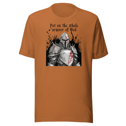 Armor of God Men's Christian T-Shirt Toast