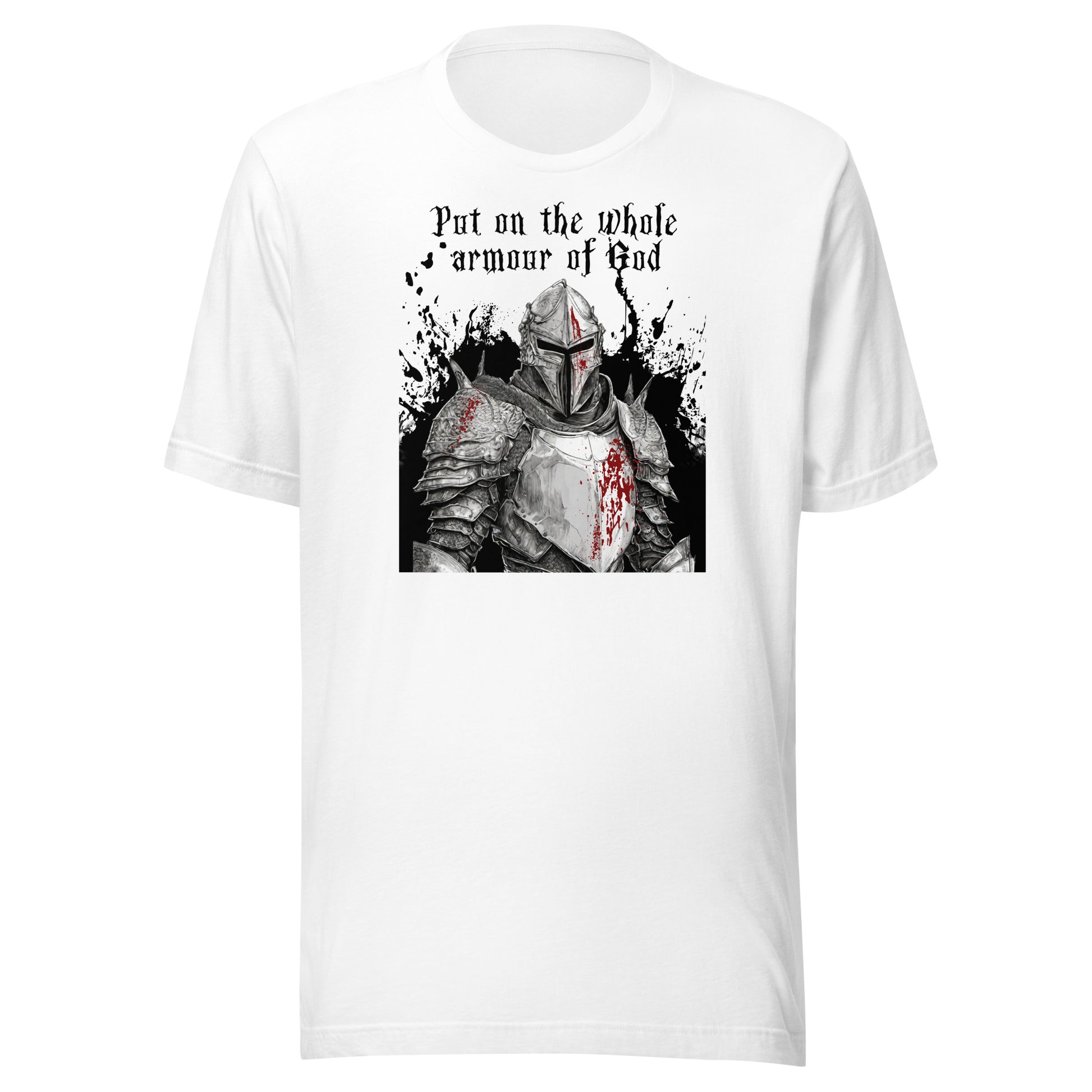 Armor of God Men's Christian T-Shirt White