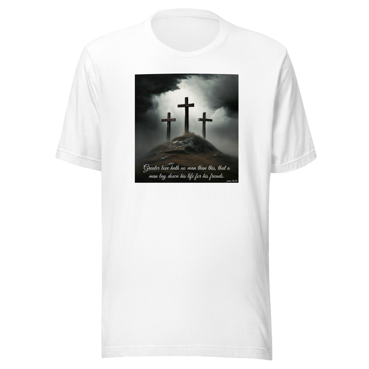 John 15:13 Scripture Women's Christian Classic T-Shirt White