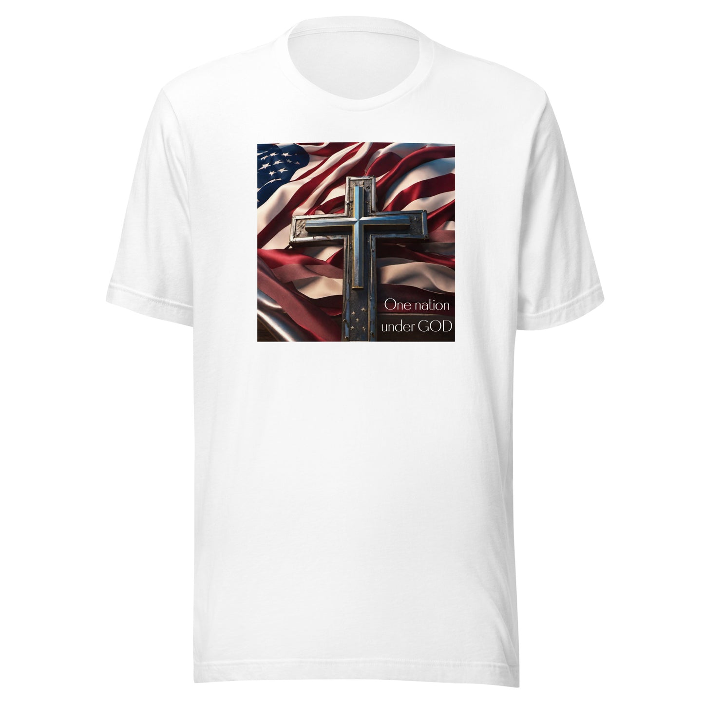 Patriotic Women's Classic Graphic T-Shirt White