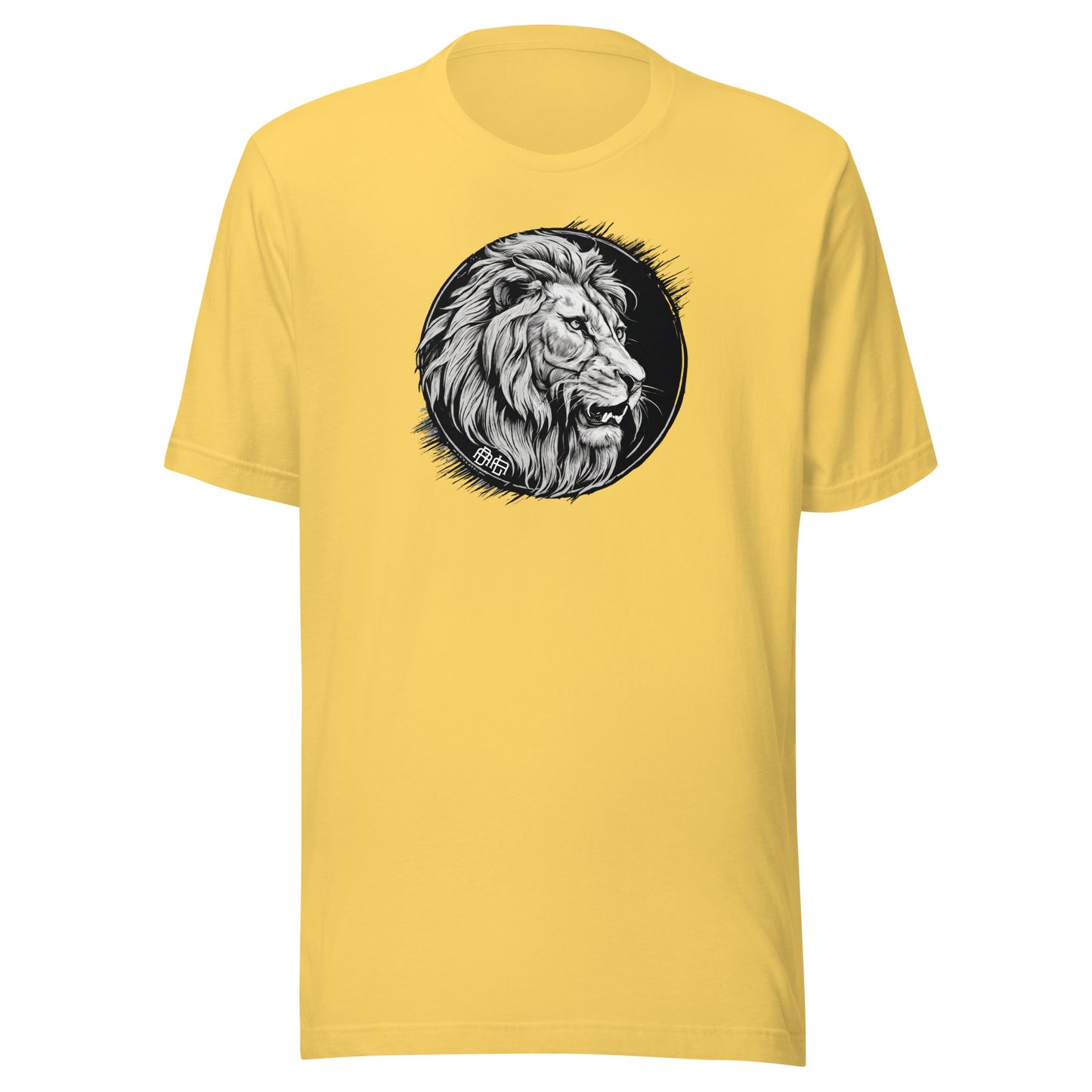 Bold As A Lion Emblem Christian Women's Classic T-Shirt Yellow