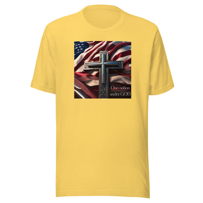 Patriotic Women's Classic Graphic T-Shirt Yellow