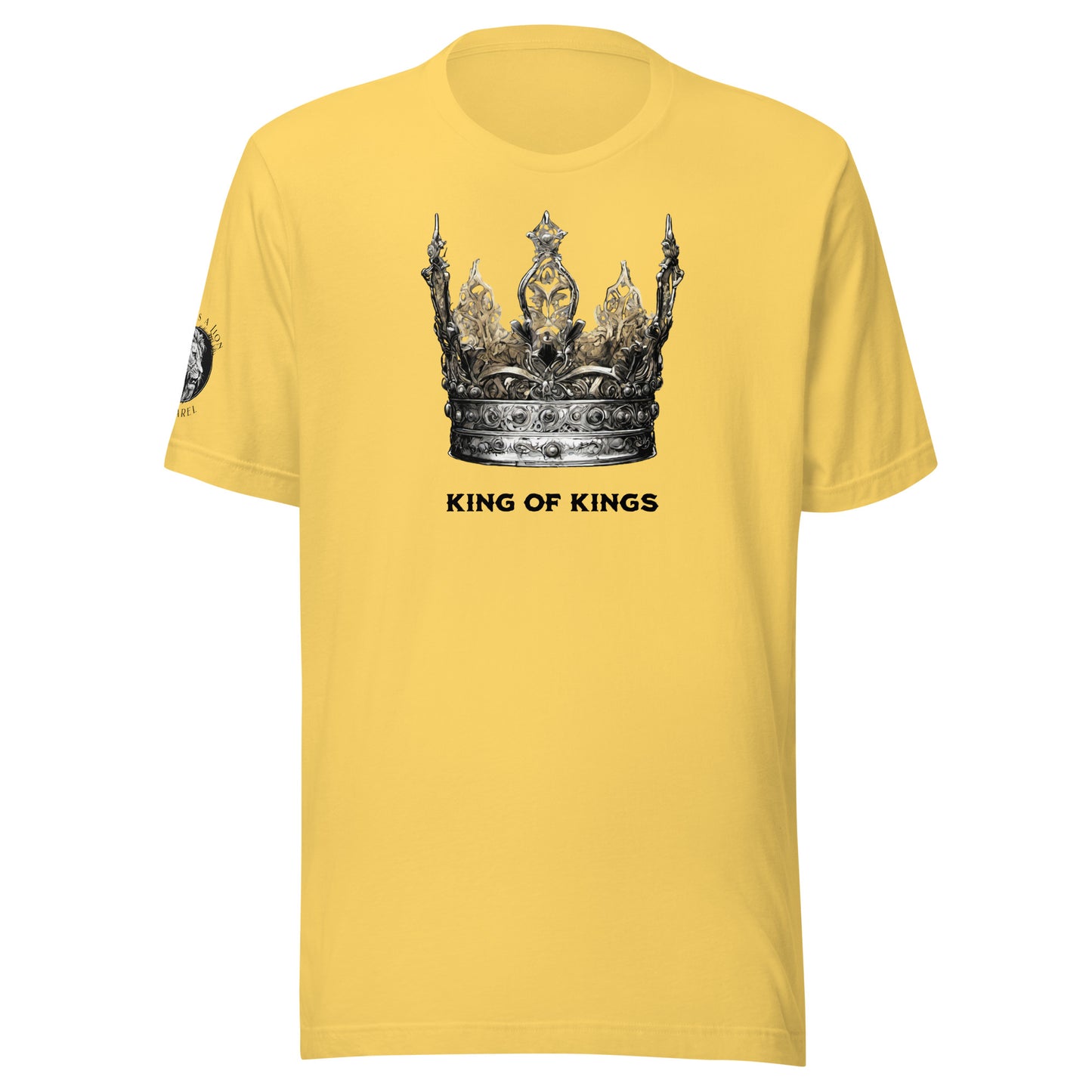 King of Kings Women's Biblical Classic T-Shirt Yellow