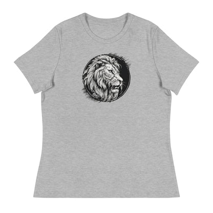 Bold As A Lion Apparel Women's Christian T-Shirt Athletic Heather