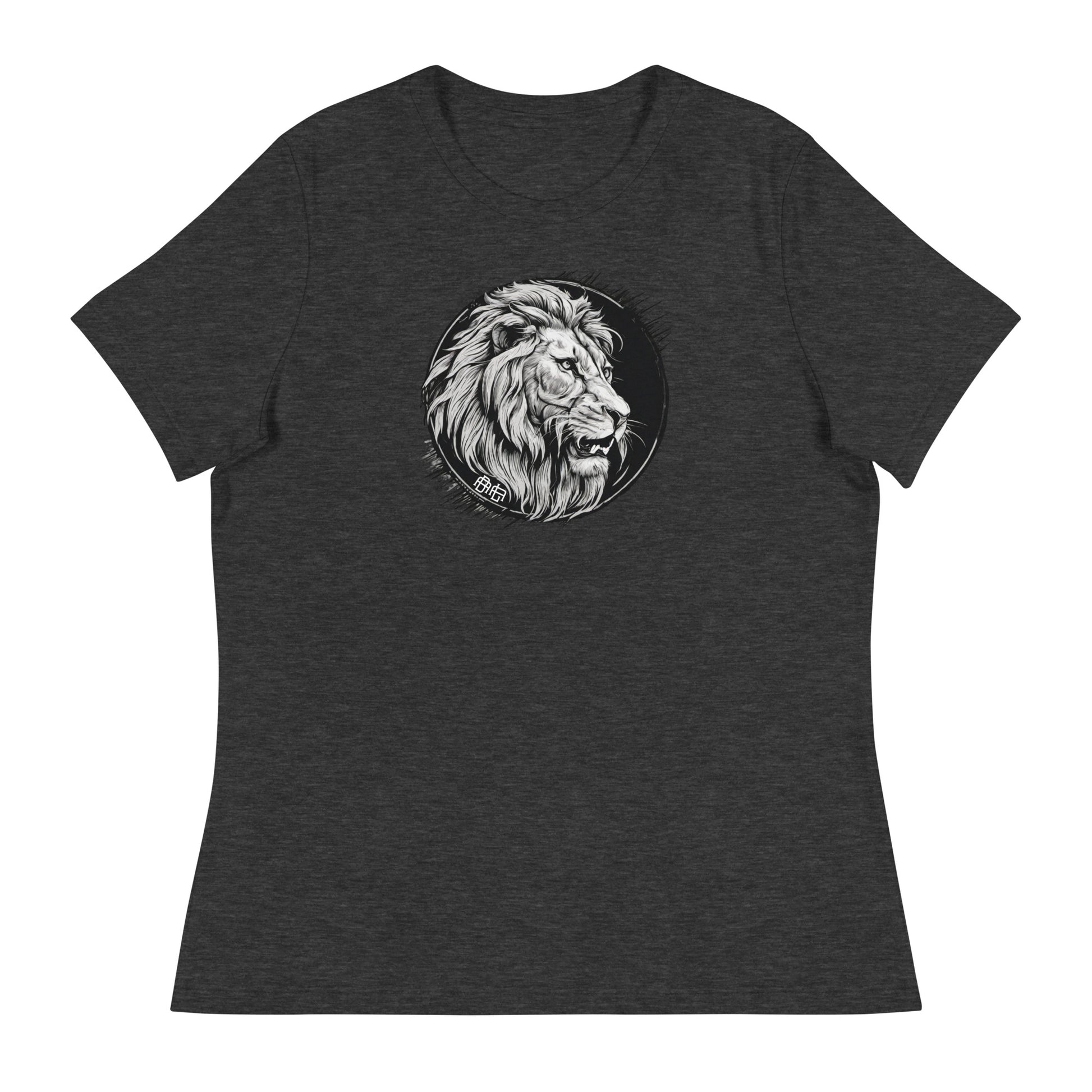 Bold As A Lion Apparel Women's Christian T-Shirt Dark Grey Heather