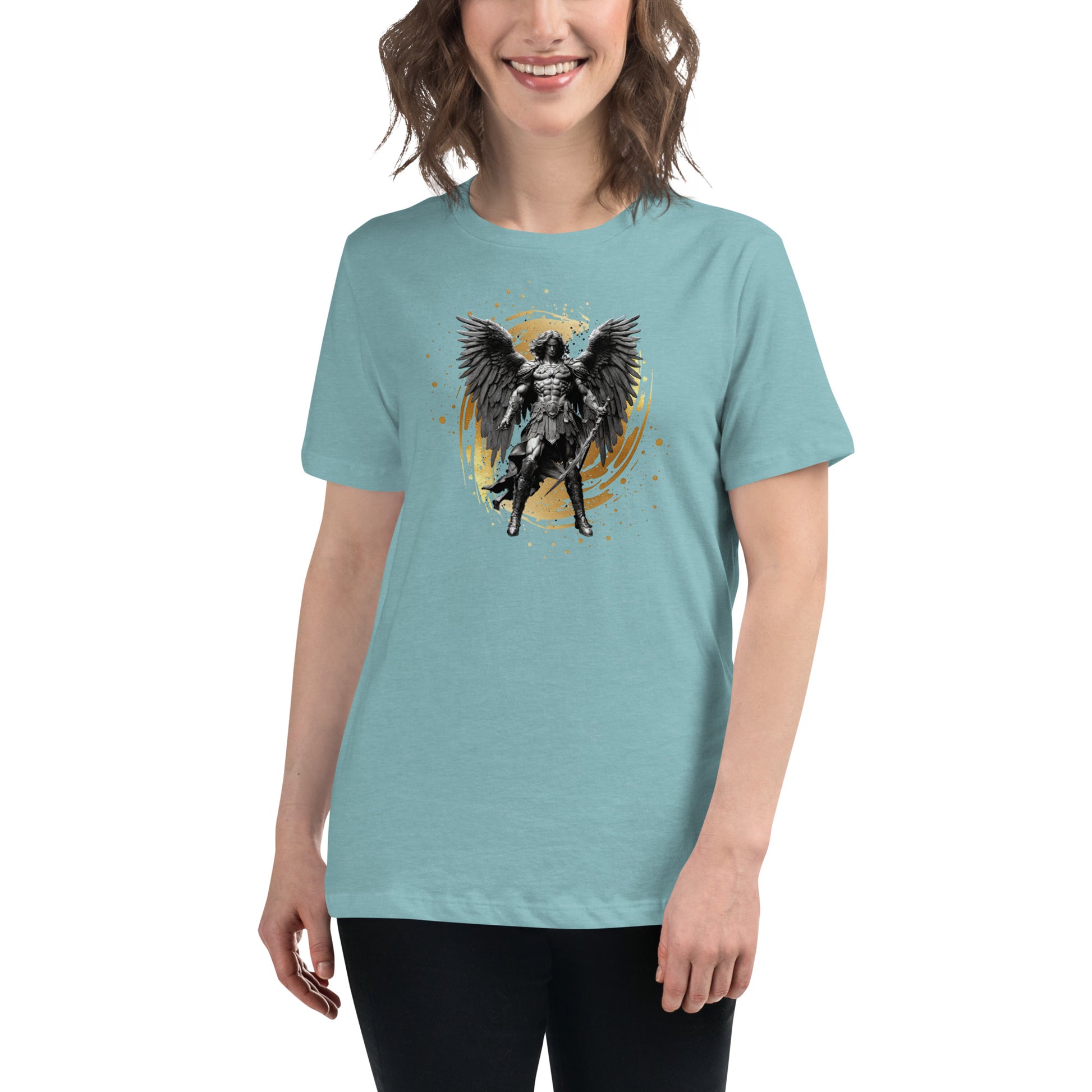 Biblical Archangel Bold Christian Women's T-Shirt