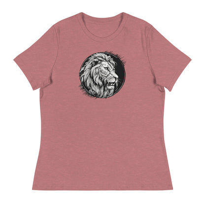 Bold As A Lion Apparel Women's Christian T-Shirt Heather Mauve
