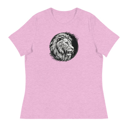 Bold As A Lion Apparel Women's Christian T-Shirt Heather Prism Lilac
