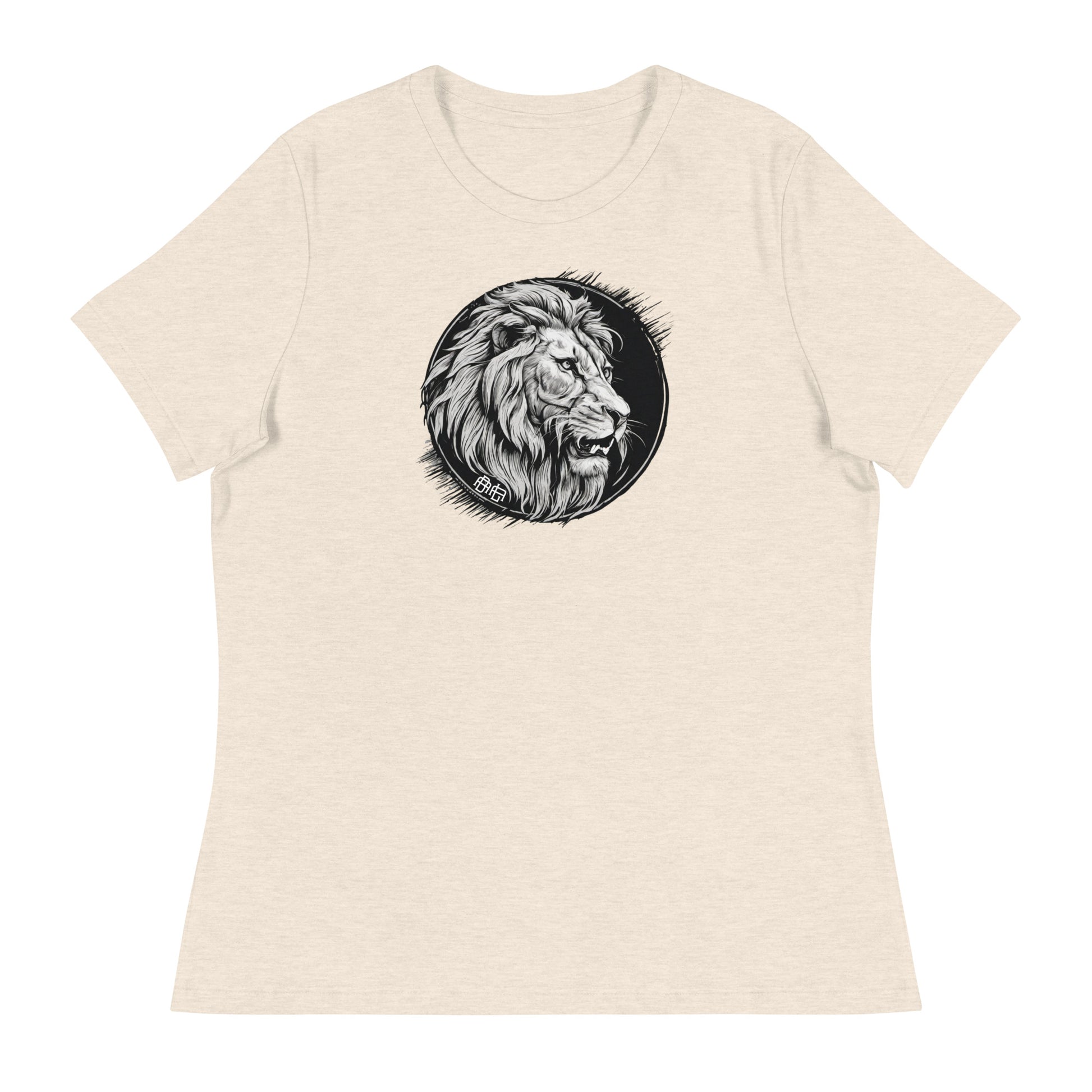 Bold As A Lion Apparel Women's Christian T-Shirt Heather Prism Natural