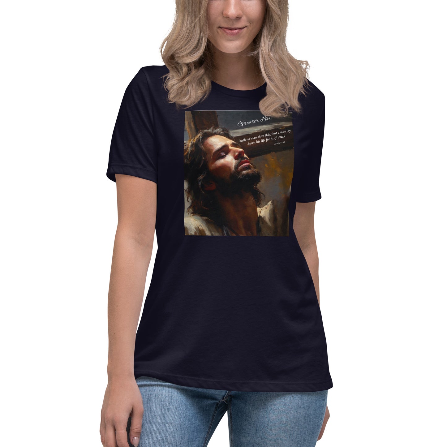 Greater Love Christian Women's T-shirt