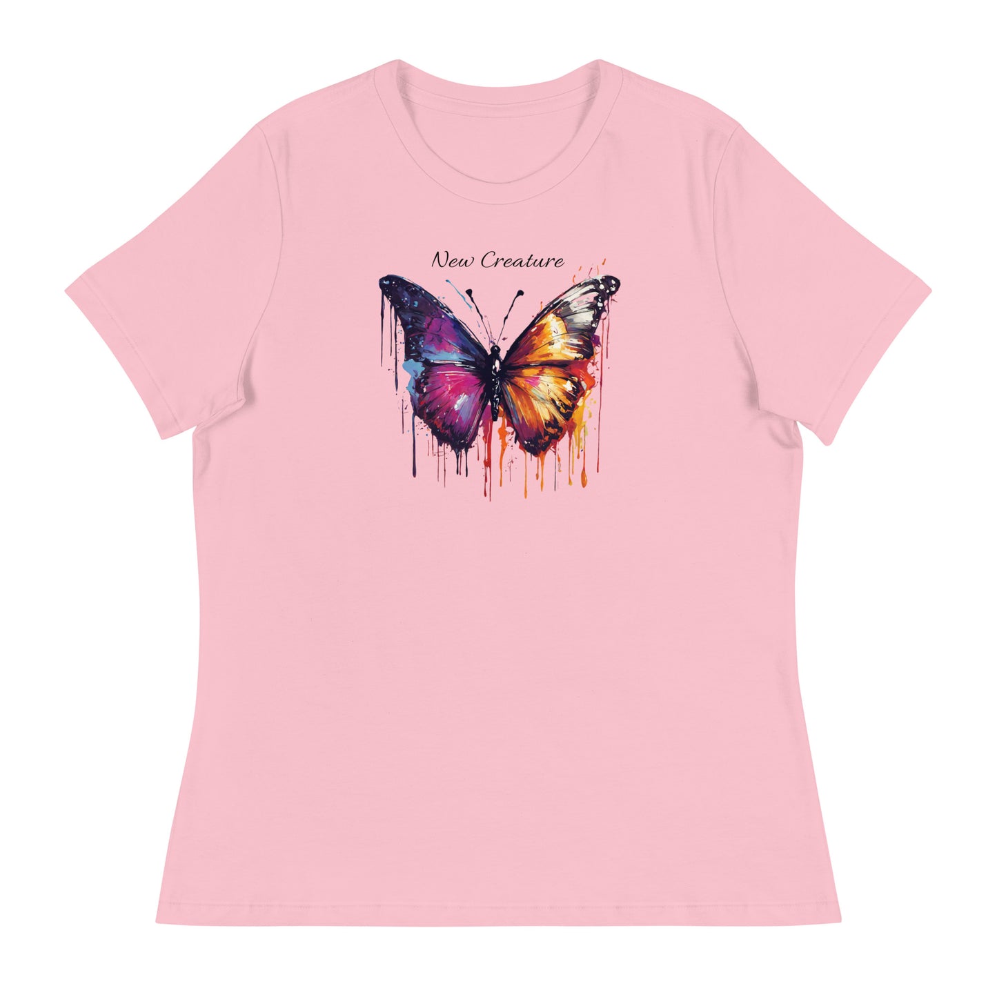New Creature Christian Women's Beautiful Graphic T-Shirt Pink